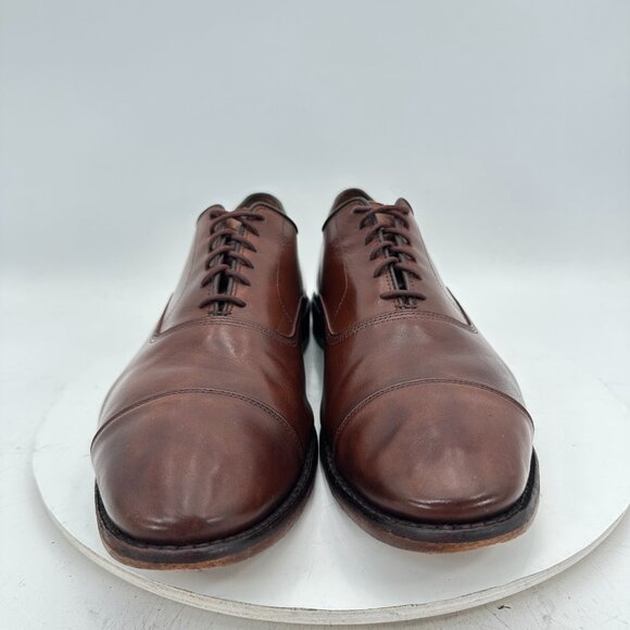 Allen Edmonds Park Avenue Men Size 12D Brown Leather Cap Toe Oxford Dress Shoes - Picture 3 of 12